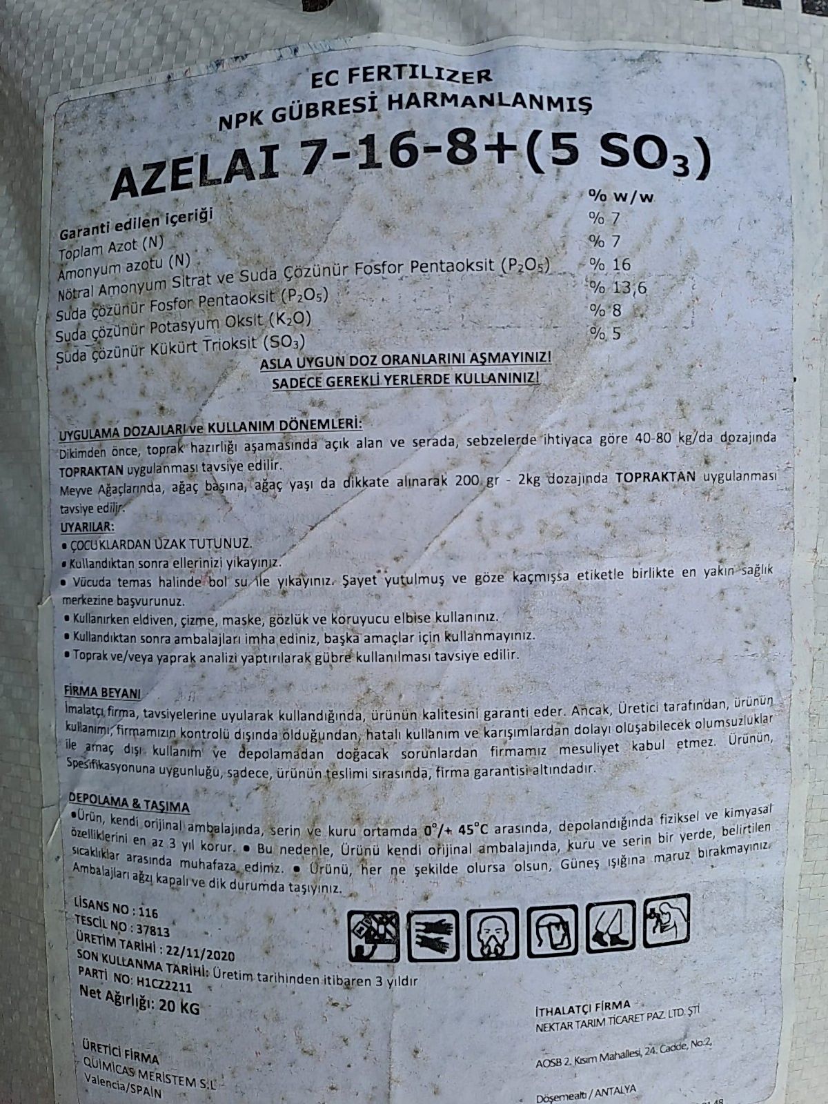 3 Aylık Geç Salınımlı Akıllı Gübre-1 Kg